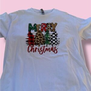 Gildan White Short Sleeve Christmas Tees